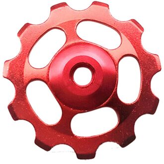 1Pc Ultralight Mtb Fiets Derailleur 11T Aluminium Bike Bearing Neuswiel Achterderailleur Outdoor Fiets Onderdelen rood