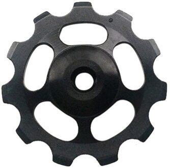 1Pc Ultralight Mtb Fiets Derailleur 11T Aluminium Bike Bearing Neuswiel Achterderailleur Outdoor Fiets Onderdelen zwart