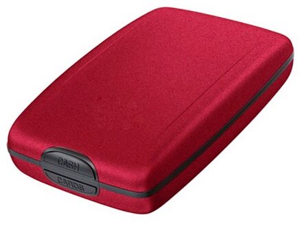 1Pc Unisex Aluminium Bank Kaarthouder Blocking Hard Case Wallet Solid Credit Card Scanning Beschermen Kaarthouder Vrouwen Mannen kleur 1