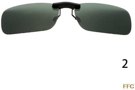 1Pc Unisex Gepolariseerde Clip Op Rijden Bril Zonnebril Dag Vision Uv400 Lens Night Rijden P2