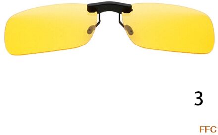 1Pc Unisex Gepolariseerde Clip Op Rijden Bril Zonnebril Dag Vision Uv400 Lens Night Rijden P3
