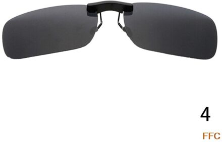 1Pc Unisex Gepolariseerde Clip Op Rijden Bril Zonnebril Dag Vision Uv400 Lens Night Rijden P4