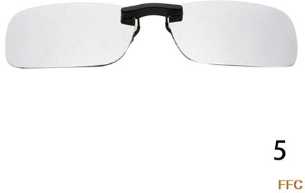 1Pc Unisex Gepolariseerde Clip Op Rijden Bril Zonnebril Dag Vision Uv400 Lens Night Rijden P5