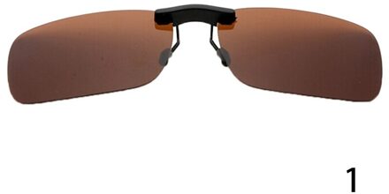 1Pc Unisex Gepolariseerde Clip Op Rijden Bril Zonnebril Dag Vision UV400 Lens Rijden Nachtzicht Rijden Zonnebril Clip P1
