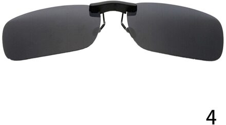 1Pc Unisex Gepolariseerde Clip Op Rijden Bril Zonnebril Dag Vision UV400 Lens Rijden Nachtzicht Rijden Zonnebril Clip P4