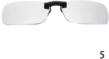 1Pc Unisex Gepolariseerde Clip Op Rijden Bril Zonnebril Dag Vision UV400 Lens Rijden Nachtzicht Rijden Zonnebril Clip P5