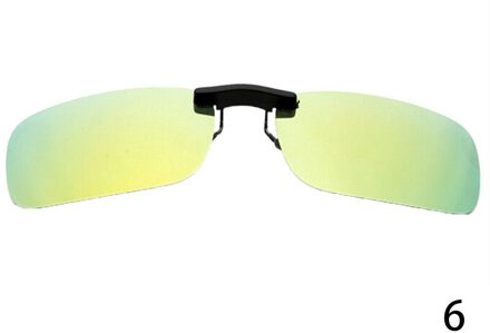 1Pc Unisex Gepolariseerde Clip Op Rijden Bril Zonnebril Dag Vision UV400 Lens Rijden Nachtzicht Rijden Zonnebril Clip P6