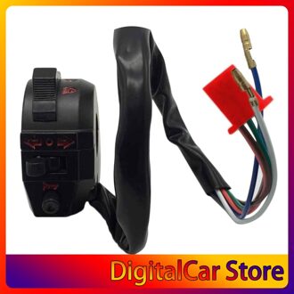 1Pc Universal Stuur Links Atv Motorfiets Controle Hoge/Dimlicht Richtingaanwijzer Claxon 7/8