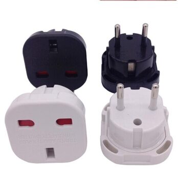 1pc Universal UK to EU Plug Converter 250V AC Power Adapter Charger Euro Travel Adapter EU Plug Adapter British Scoket Outlet wit