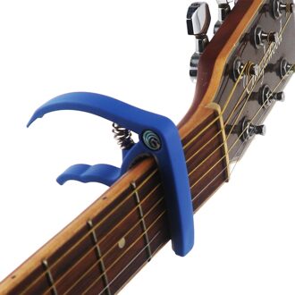 1Pc Universele Capo Gitaar Accessoires Quick Change Clamp Key Aluminiumlegering Metalen Akoestische Klassieke Gitaar Capo Voor Gitaar Onderdelen 1stk blauw