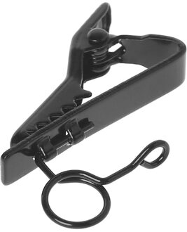 1Pc Universele Microfoon Revers Tie Clip Mini Klem Draagbare Gebruikt Voor T-shirt Kraag Blauw