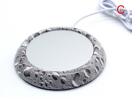 1Pc Usb Houtnerf Cup Warmer Warmte Drank Mok Mat Houd Drankje Warme Kachel Mokken Coaster