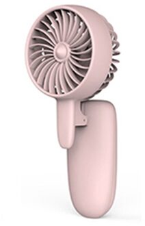 1Pc Usb Rechargeabletable Fan Mini Draagbare Klem Fan Ventilator Met Luchtkoeler Ventilator Draagbare Airconditioner Pearl poeder