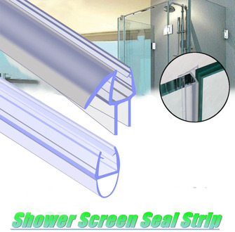 1PC Useful Bath Shower Screen Door Transparent Seal Strip 4 to 12mm Seal Gap Window Door Weatherstrip Rubber Sealing Strips
