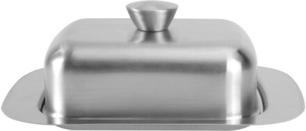 1Pc Veilig Botervloot Opbergdoos Voedsel Container Butter Container (Zilver)