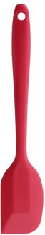 1Pc Veilig Siliconen Bakken Spatel Hittebestendig Non-stick Schraper Keuken Gebruiksvoorwerp Vaatwasser rood