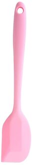1Pc Veilig Siliconen Bakken Spatel Hittebestendig Non-stick Schraper Keuken Gebruiksvoorwerp Vaatwasser roze