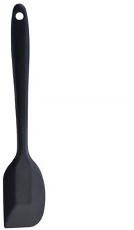 1Pc Veilig Siliconen Bakken Spatel Hittebestendig Non-stick Schraper Keuken Gebruiksvoorwerp Vaatwasser zwart