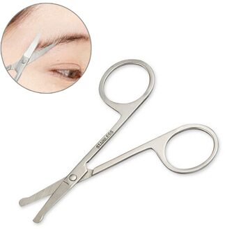 1Pc Veiligheid Neus Haar Schaar Roestvrij Ronde Schaar Wenkbrauw Schaar Trimmen Pincet Kleine Clipper Wenkbrauw Neus Haar Cut