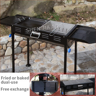 1PC Verdikte Grote Grill/Outdoor Houtskool Draagbare Grill/Huishoudelijke Barbecue Gereedschap 5 of Meer Volledige Set
