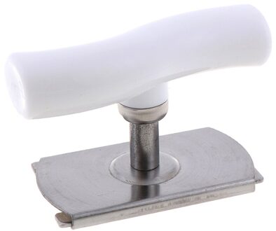 1Pc Verstelbare Antislip Roestvrij Staal Kan Flesopener Pot Deksel Wrench Remover 2 Kleuren wit