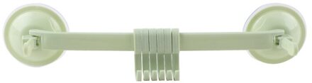 1Pc Verstelbare Haak Rack Dubbele Zuignap Handdoekenrek Opknoping Planken Hook Holder Lock Type Sucker Keuken Badkamer Accessoires groen