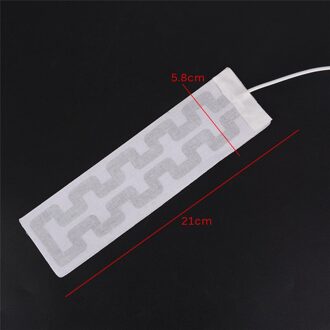 1Pc Verwarmde Sokken Carbon Fiber Pads Elektrische Verwarmde Inlegzolen Winter Warm Arm Handen Taille Verwarmde Handschoenen 21Cm X 5.8Cm