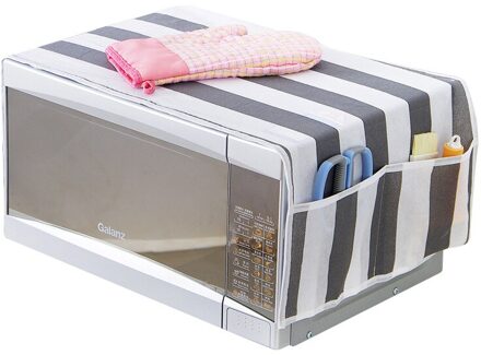 1Pc Vet Proofing Opbergtas Keuken Accessoires Dubbele Zakken Dust Covers Magnetron Deksel Magnetron Afzuigkap