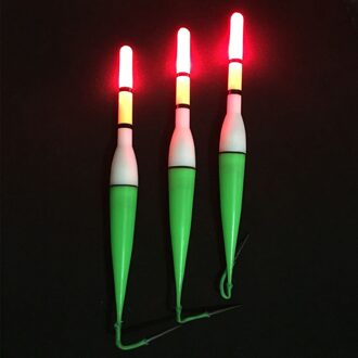 1Pc Vissen Float Led Elektrische Vlotter Licht Accu Diep Water Drijven Visgerei Bobber Vistuig Met Elektronen