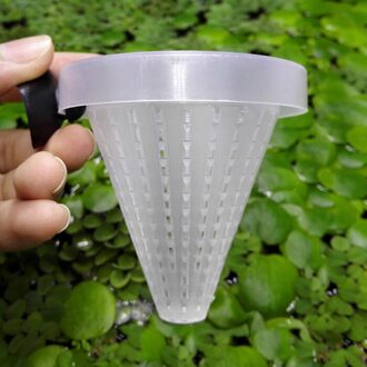 1Pc Voeden Cup Aquarium Mand Feeder Visvoer Live Worm Bloodworm Angel Kegel Feed Tool Plastic Rode Worm Bug