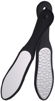 1pc Voet Bestand Hak Rasp Voor De Voeten Pedicure Rasp Remover Luxe Rvs Scrub Manicure Nail Gereedschap