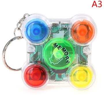 1Pc Volwassenen Kids Stress Relief Speelgoed Draagbare Kleurrijke Gamepad Vorm Geheugen Doolhof Kubus Gadget Sleutelhanger Educatief Doorbraak Game A3