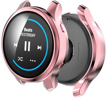 1Pc Voor Garmin Venu Ultra Dunne Tpu Horloge Case Hd Clear Beschermende Shell Anti-Kras Full Cover Screen protector Horloge Accessoire roze