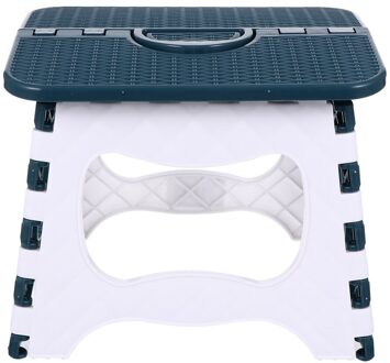 1Pc Vouwen Krukje Opvouwbare Viskrukje Kleine Opvouwbare Kruk Volwassenen Stap Kruk blauw