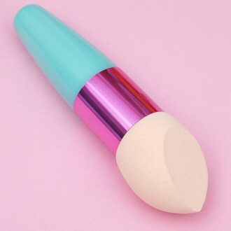 1Pc Vrouwen Paddestoel Hoofd Foundation Vloeibare Spons Schoonheid Cosmetische Poederdons Gezicht Make-Up Kwasten Gereedschap Met Glad Handvat