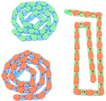 1pc Wacky Tracks Snap and Click Fidget Toys Kids Autism Snake Puzzles Classic Sensory Toy