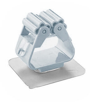 1Pc Wandmontage Mop Houder Mop Bezem Opslag Rack Organizer Opslag Plank Keuken Gereedschap Planken Diversen Borstel Bezem Haak rekken 05 blauw