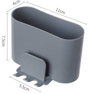 1Pc Wandmontage Tandenborstelhouder Punch-Gratis Wc Bekerhouder Wandmontage Mondwater Bekerhouder Opslag rack 01
