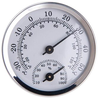 1Pc Wandmontage Temperatuur-vochtigheidsmeter Thermometer & Hygrometer Voor Sauna Huishoudelijke Termometro Digitale wit