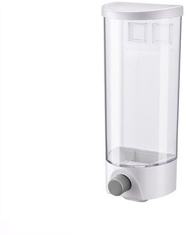 1Pc Wandmontage Verdeeld Rijst En Granen Dispenser Vochtbestendig Plastic Automatische Rekken Verzegelde Voedsel Opbergdoos d4