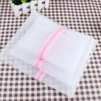 1Pc Washing Laundry Bag Clothing Care Foldable Protection Useful Mesh Net Clothe Washing Bag Bra Wash Bag Zipper Laundry Bag