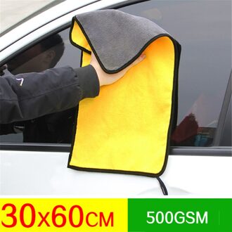 1Pc Wassen Droge Handdoek Microfibre Cleaning Wassen Doek Auto 5X Vergroten Detailing Zachte Doeken Auto Polijsten Car Cleaning tool 30x60