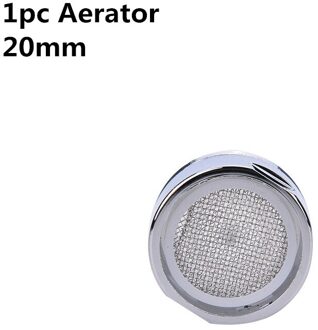 1Pc Water Filter Adapter 20/22/24/28mm Chrome Plastic Kraan Tap Beluchter Nozzle Spuit filter Waterbesparing Keuken Accessoires 20mm