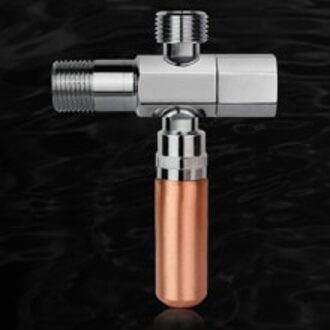 1Pc Water Hamer Eliminator Huishoudelijke Water-Absorberende Water Hamer Driehoek Klep Alle Koperen One-Way Terugslagklep schakelaar