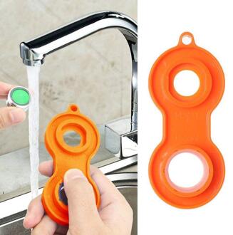 1Pc Water Outlet Universele Moersleutel Kraan Waskolf Moersleutel Kanten Schoonmaken Vier Moersleutel Waskolf Tool Demontage Geel Beschik Z0A4