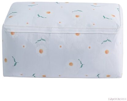 1Pc Waterdichte Afdrukken Eenvoudige Kleding Quilt Opbergtas Opvouwbare Stofdicht Bagage Tas 2 Size C / 55x35x25cm