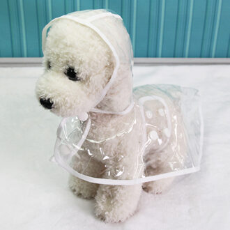 1Pc Waterdichte Hond Regenjas Met Kap Transparante Pet Dog Puppy Regen Jas Mantel Kostuums Kleding Voor Kleine Honden Huisdier levert