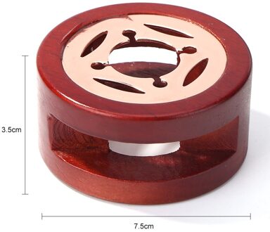 1Pc Wax Seal Smeltoven Retro Lakzegel Massief Houten Smelten Oven Oven Wax Pot Kralen Sticks Heater B