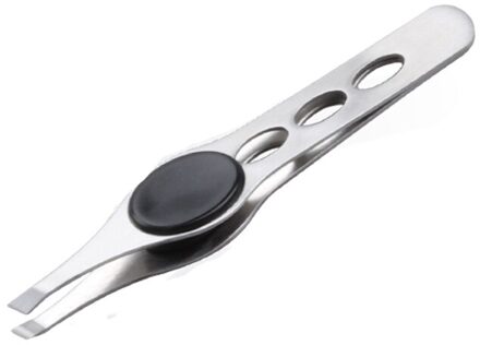 1pc Wenkbrauw Pincet Rvs Wimper Extension Pincet Eye Ontharing Lady Gezicht Makeup Tools Beauty Essentiële zwart