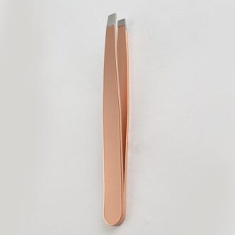 1Pc Wenkbrauw Tweezer Hair Beauty Schuine Puller Rvs Eye Brow Clips Makeup Tool Brand B bevel